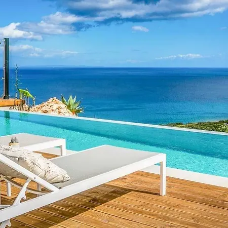 Skala Sleeps 3 Pool Air Con Wifi וילה Skala (Kefalonia)